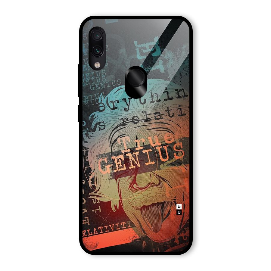 True Genius Glass Back Case for Redmi Note 7S