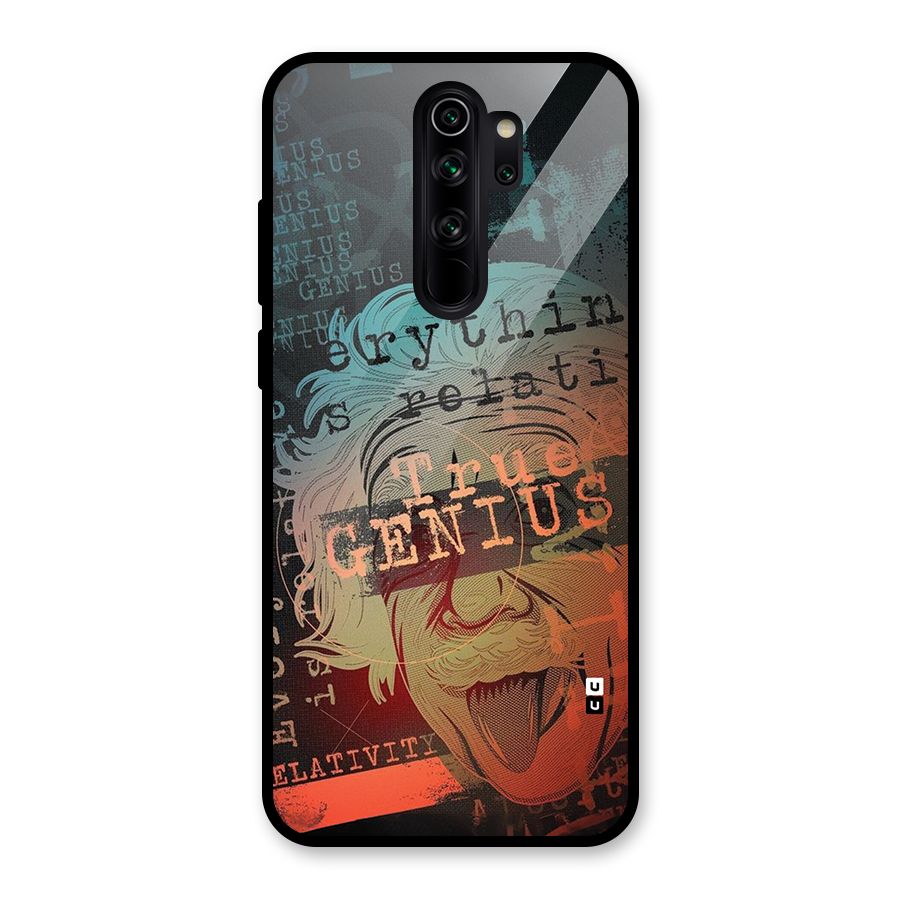 True Genius Glass Back Case for Redmi Note 8 Pro