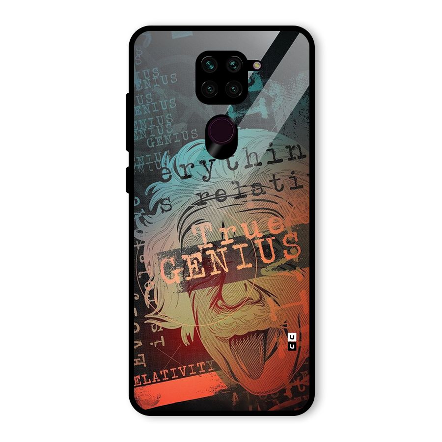 True Genius Glass Back Case for Redmi Note 9
