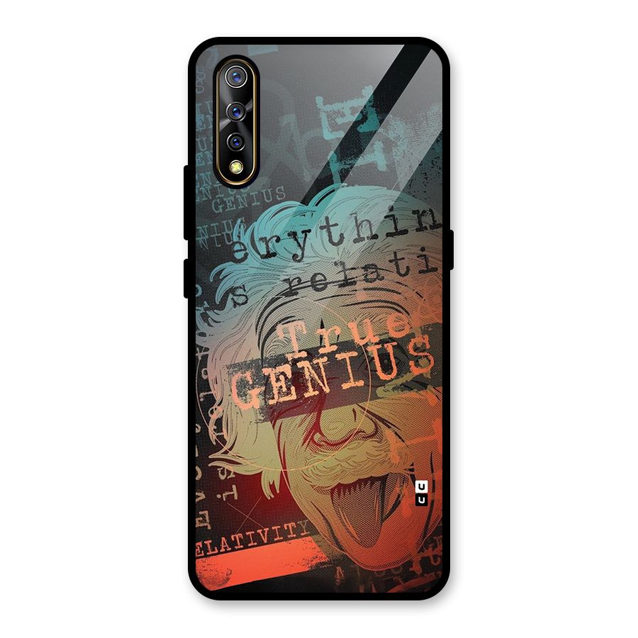 True Genius Glass Back Case for Vivo S1