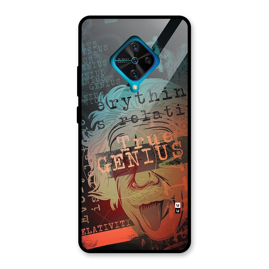 True Genius Glass Back Case for Vivo S1 Pro