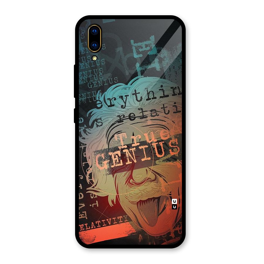 True Genius Glass Back Case for Vivo V11 Pro