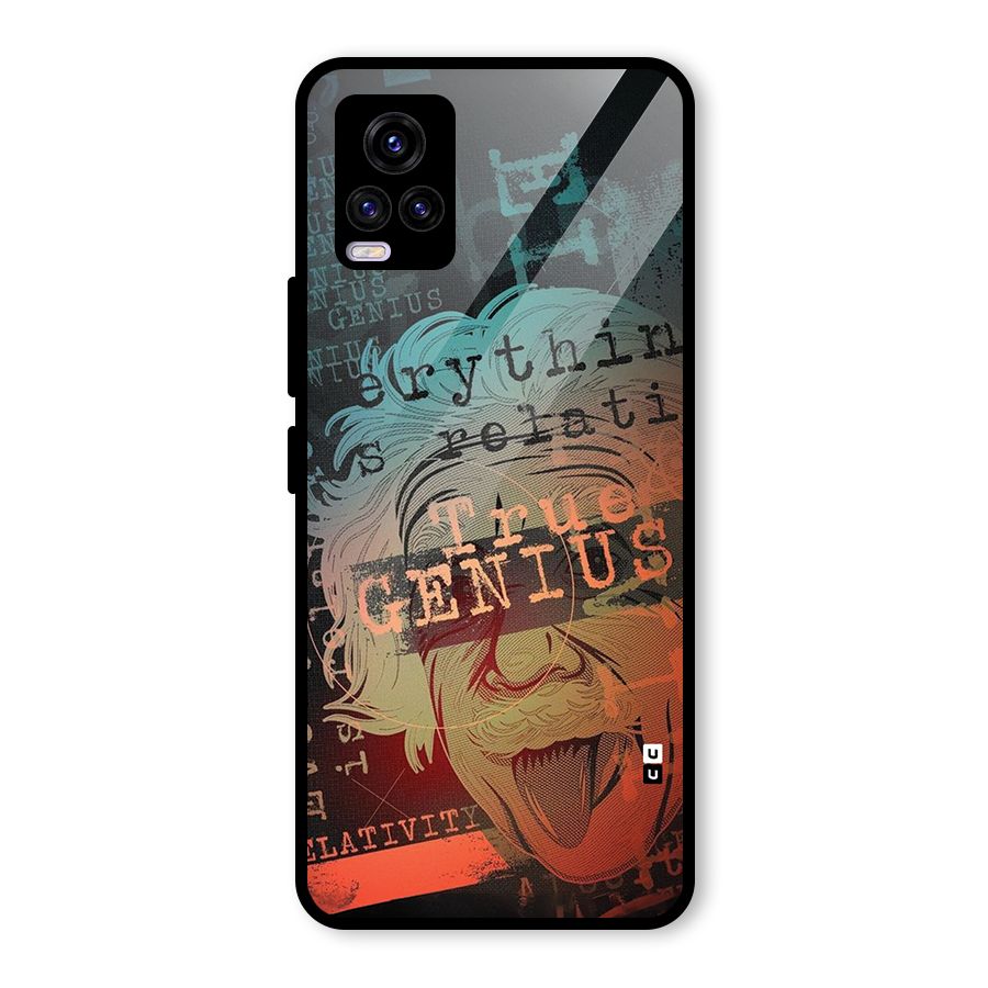 True Genius Glass Back Case for Vivo V20 2021