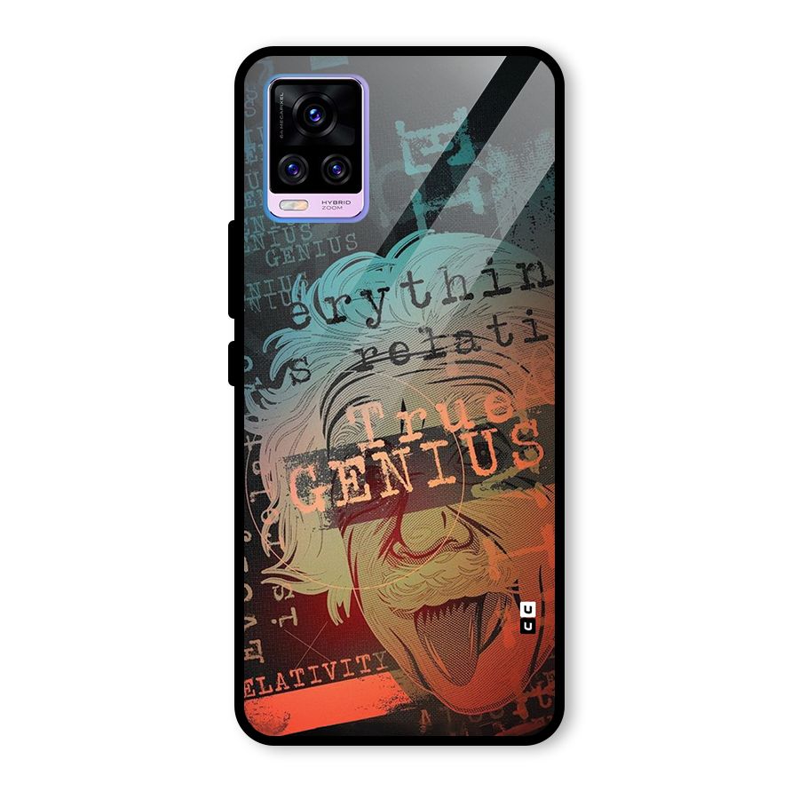 True Genius Glass Back Case for Vivo V20 Pro