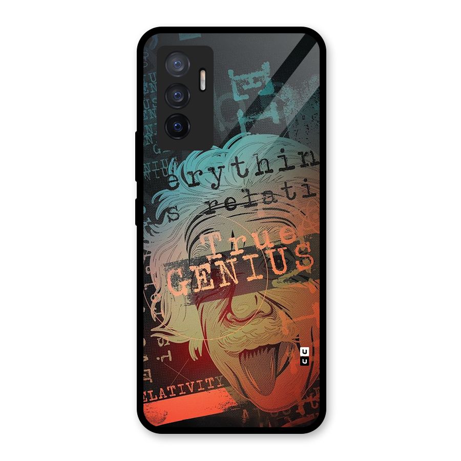 True Genius Glass Back Case for Vivo V23e