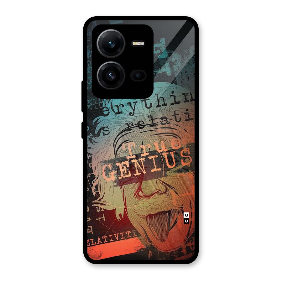 True Genius Glass Back Case for Vivo V25