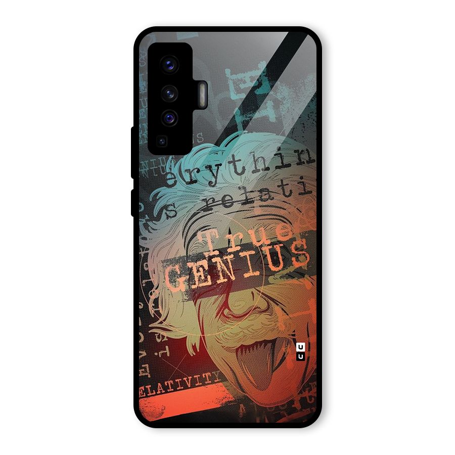 True Genius Glass Back Case for Vivo X50