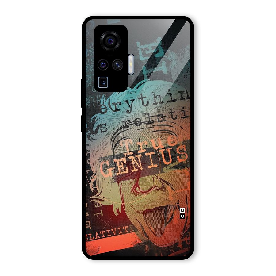 True Genius Glass Back Case for Vivo X50 Pro