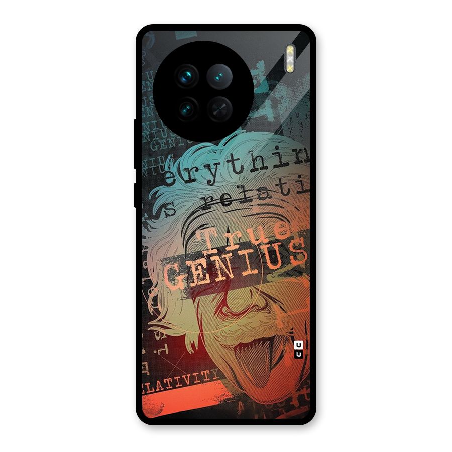 True Genius Glass Back Case for Vivo X90