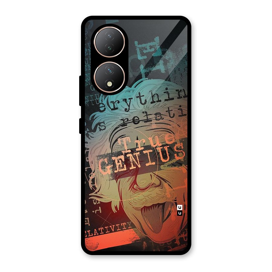 True Genius Glass Back Case for Vivo Y100