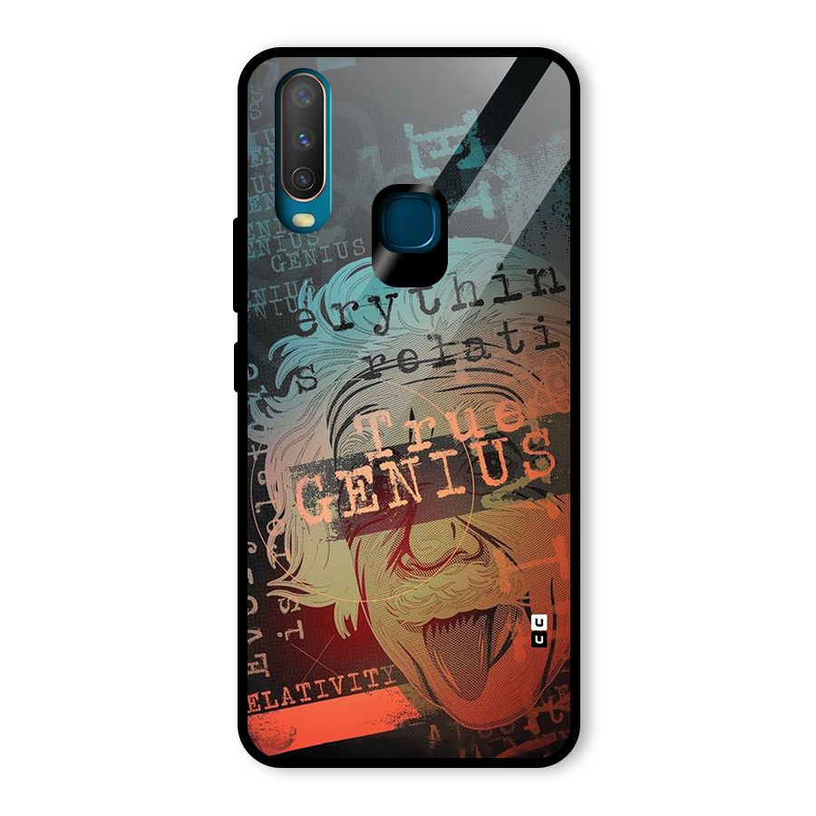True Genius Glass Back Case for Vivo Y17