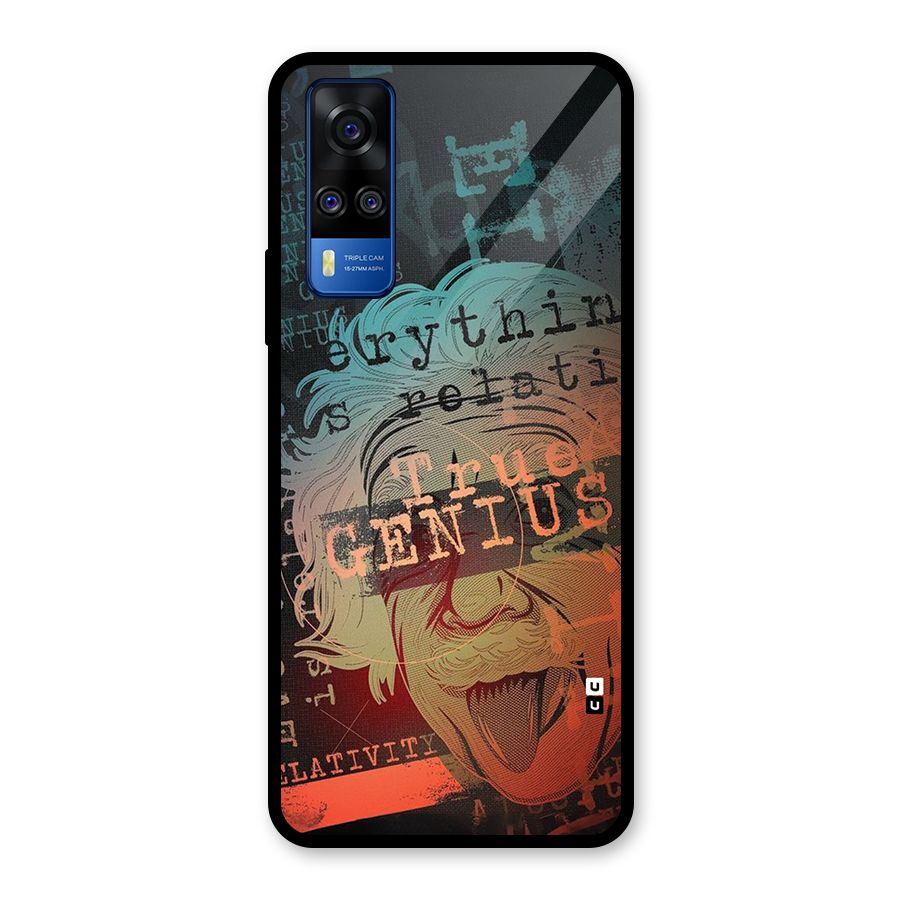 True Genius Glass Back Case for Vivo Y31