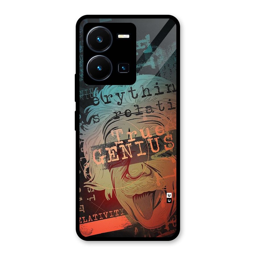 True Genius Glass Back Case for Vivo Y35