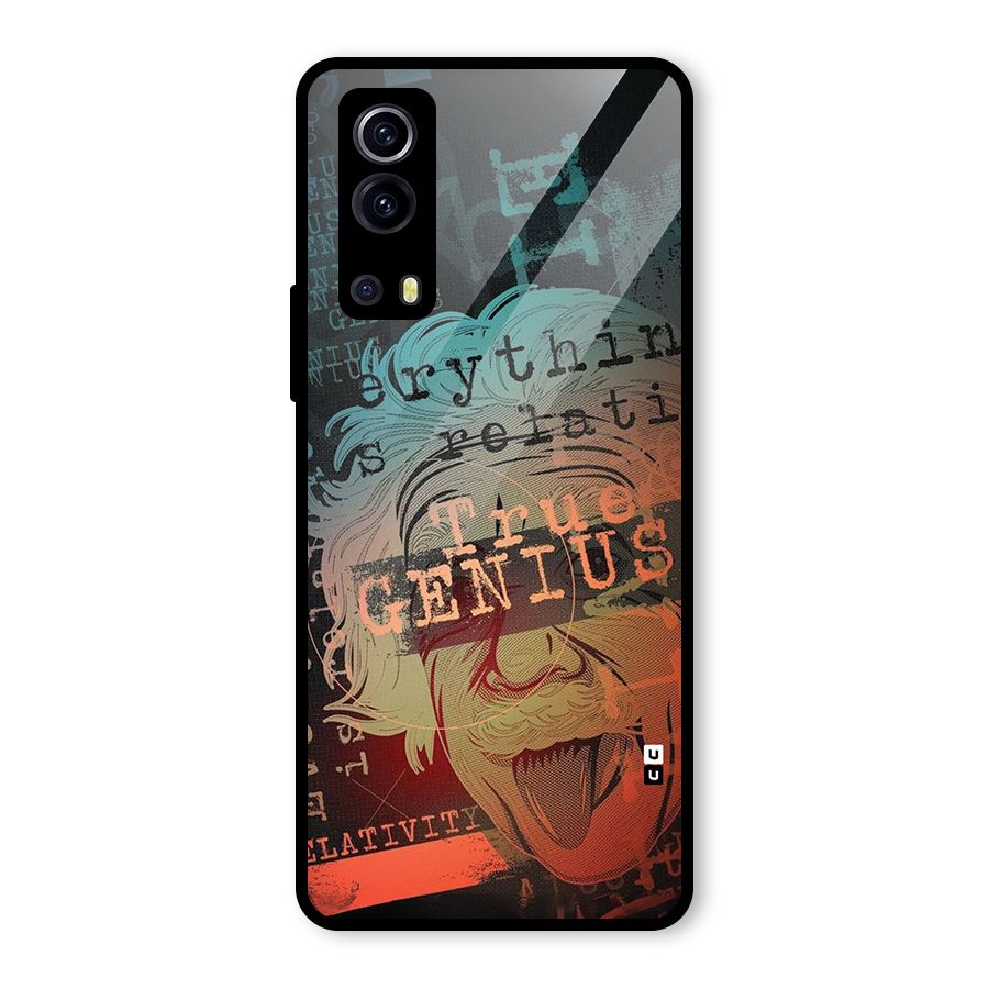 True Genius Glass Back Case for Vivo iQOO Z3