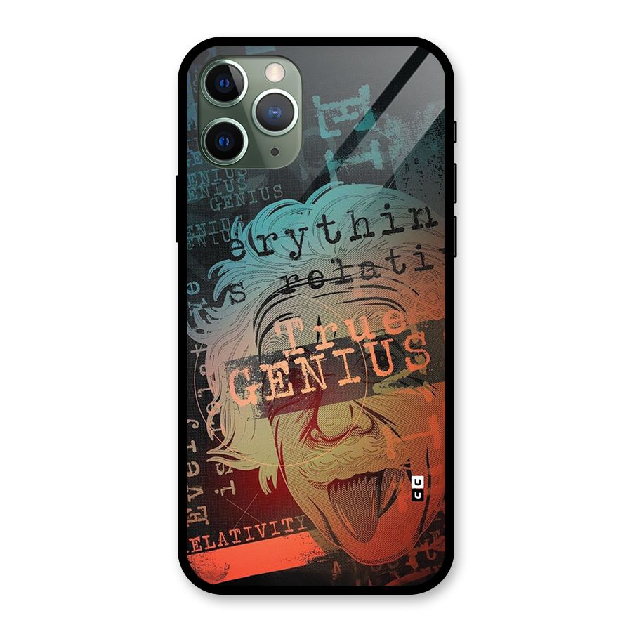 True Genius Glass Back Case for iPhone 11 Pro