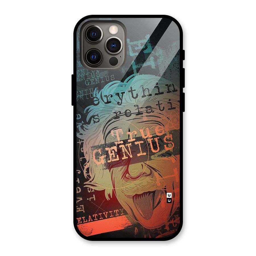 True Genius Glass Back Case for iPhone 12 Pro