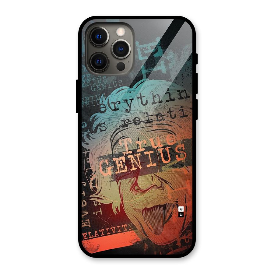 True Genius Glass Back Case for iPhone 12 Pro Max