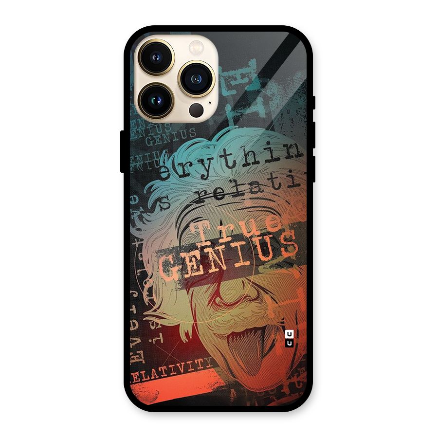 True Genius Glass Back Case for iPhone 13 Pro Max