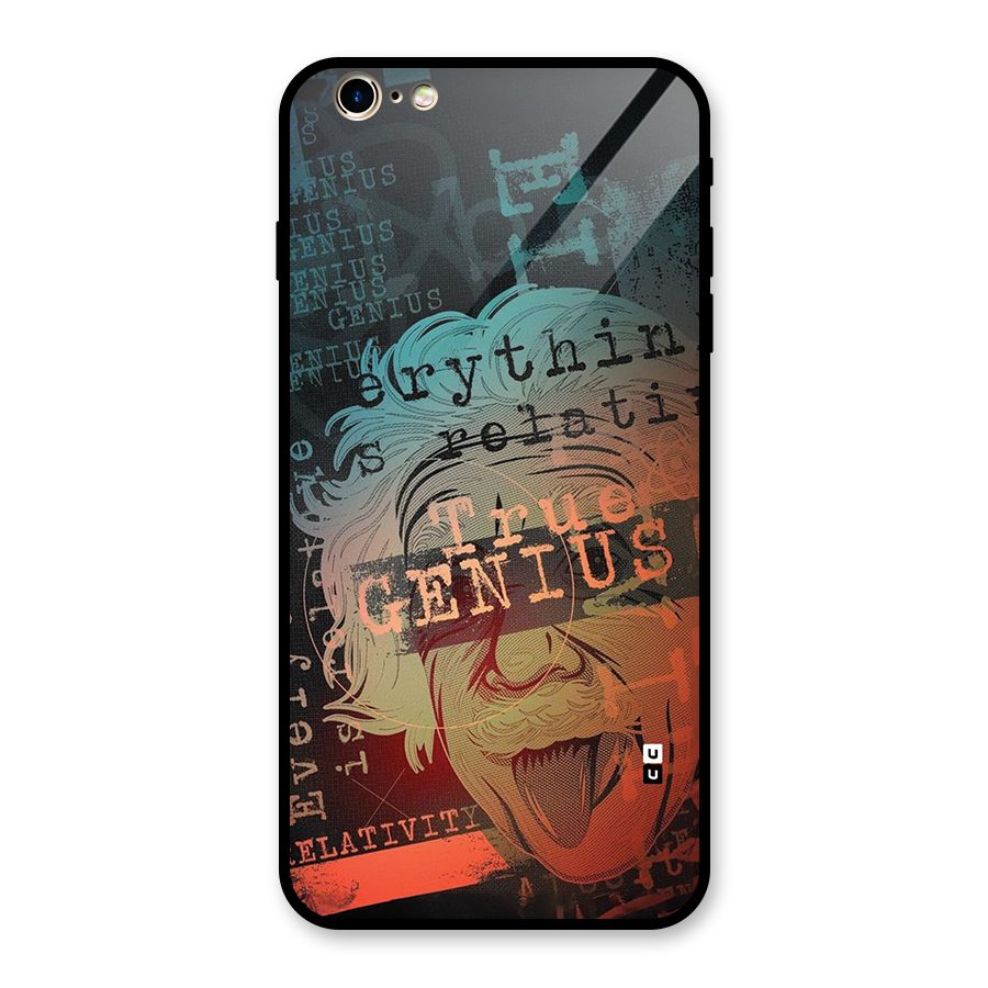 True Genius Glass Back Case for iPhone 6 Plus 6S Plus