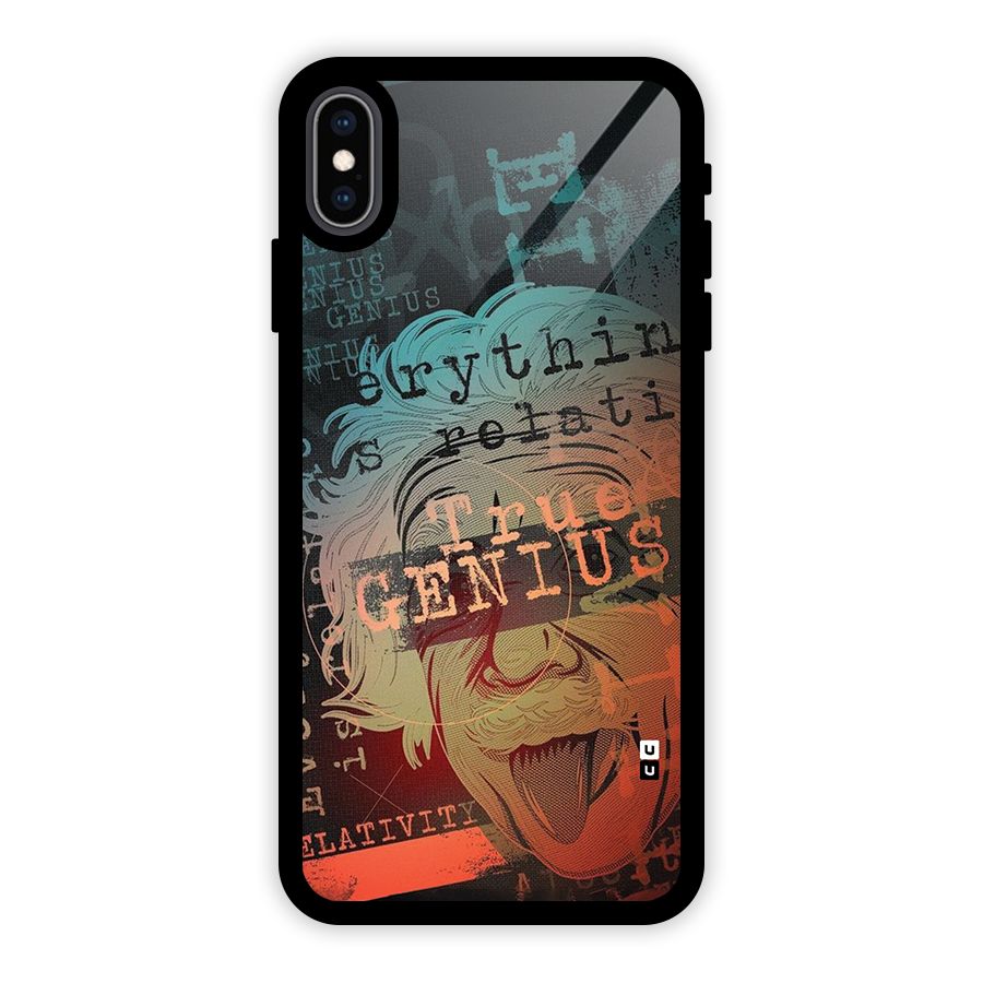 True Genius Glass Back Case for iPhone XS Max