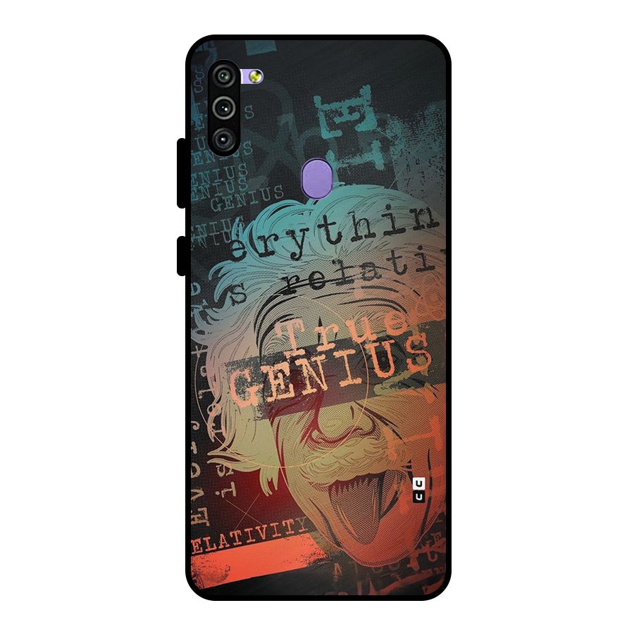 True Genius Metal Back Case for Galaxy M11