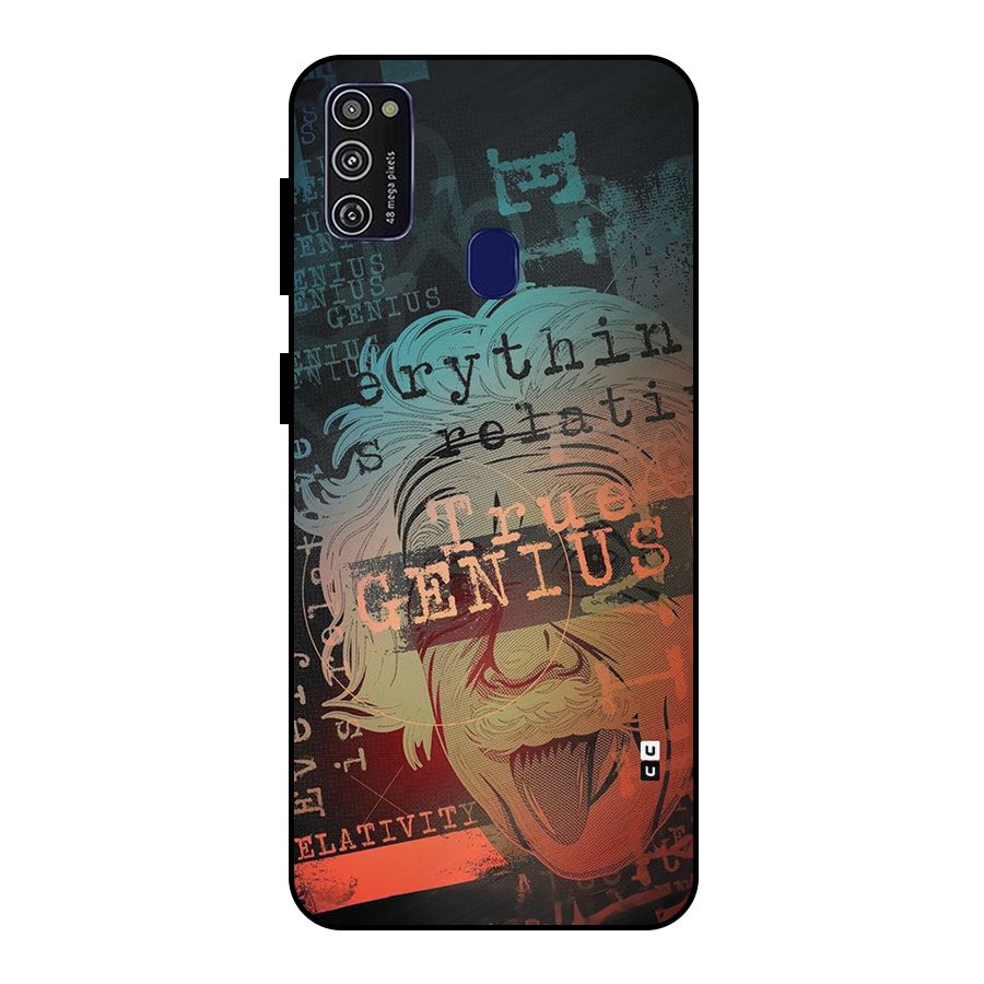 True Genius Metal Back Case for Galaxy M30s