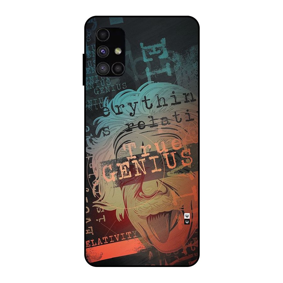 True Genius Metal Back Case for Galaxy M51