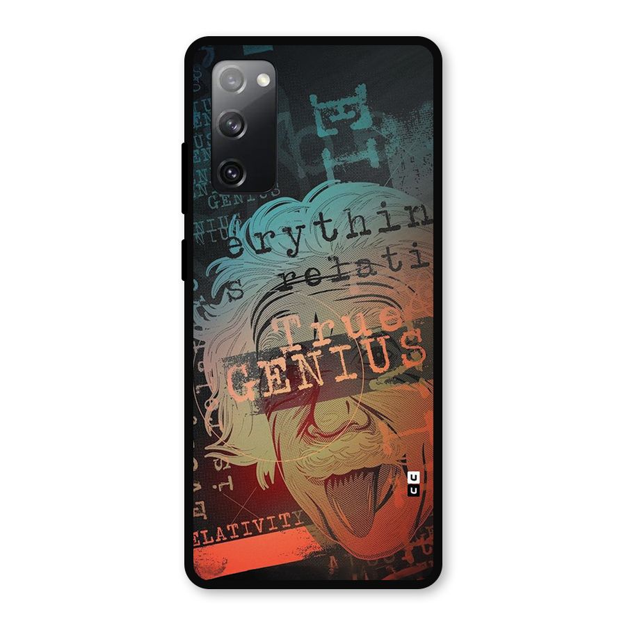 True Genius Metal Back Case for Galaxy S20 FE 5G