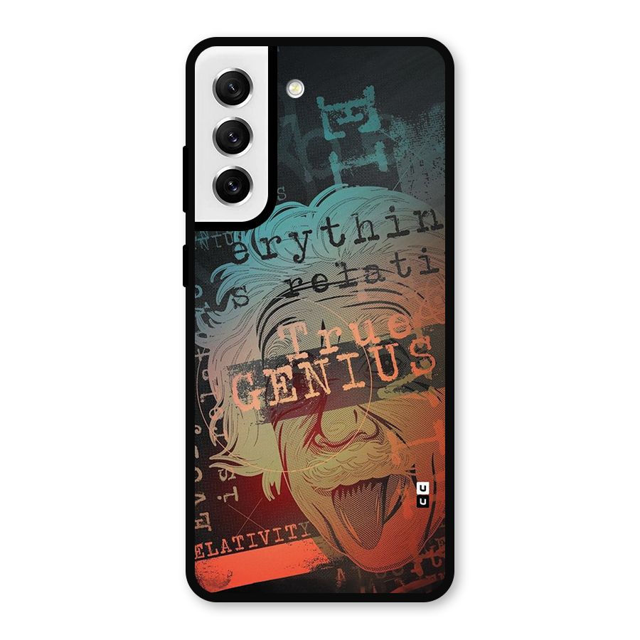 True Genius Metal Back Case for Galaxy S21 FE 5G