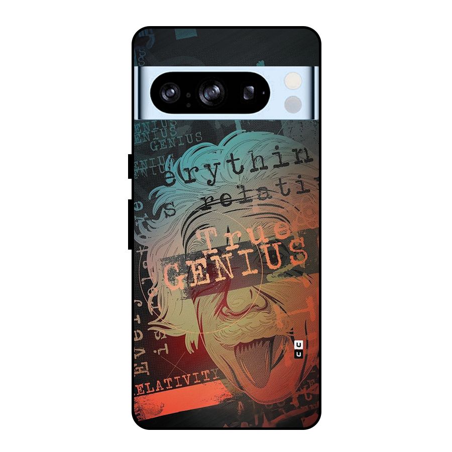 True Genius Metal Back Case for Google Pixel 8 Pro