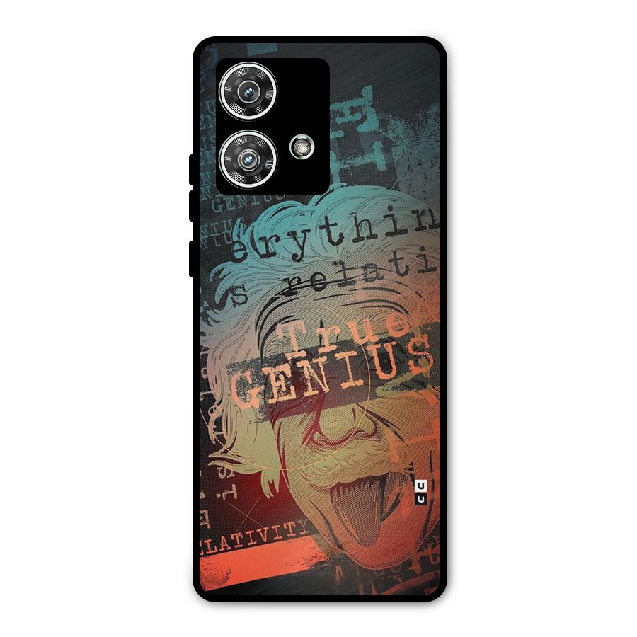 True Genius Metal Back Case for Motorola Edge 40 Neo