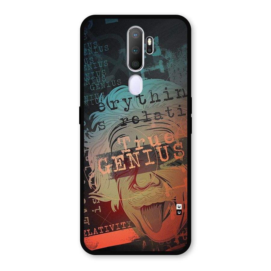 True Genius Metal Back Case for Oppo A5 (2020)