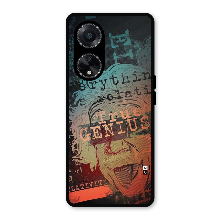 True Genius Metal Back Case for Oppo F23