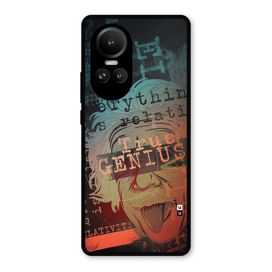 True Genius Metal Back Case for Oppo Reno10
