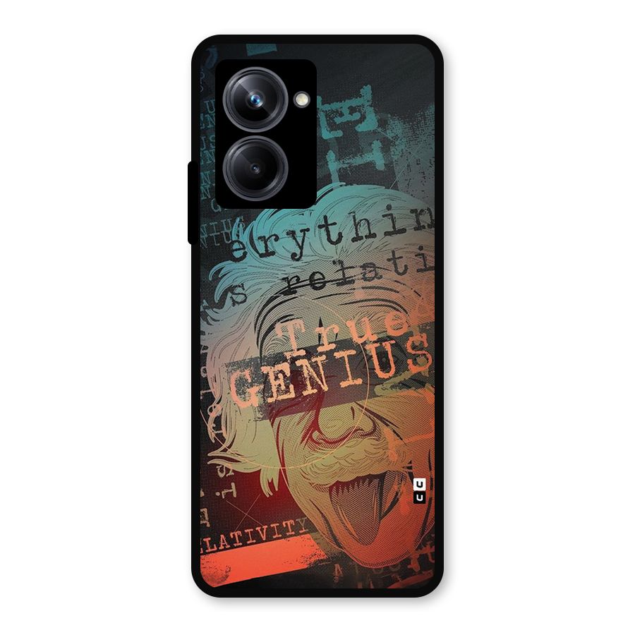 True Genius Metal Back Case for Realme 10 Pro