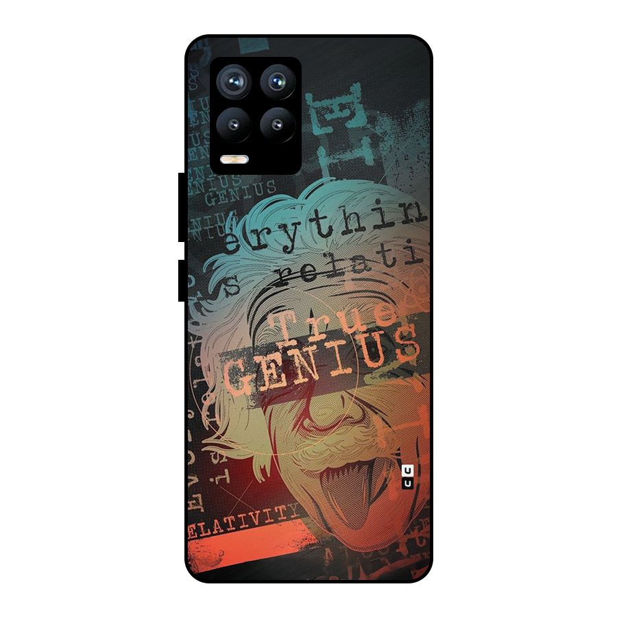 True Genius Metal Back Case for Realme 8