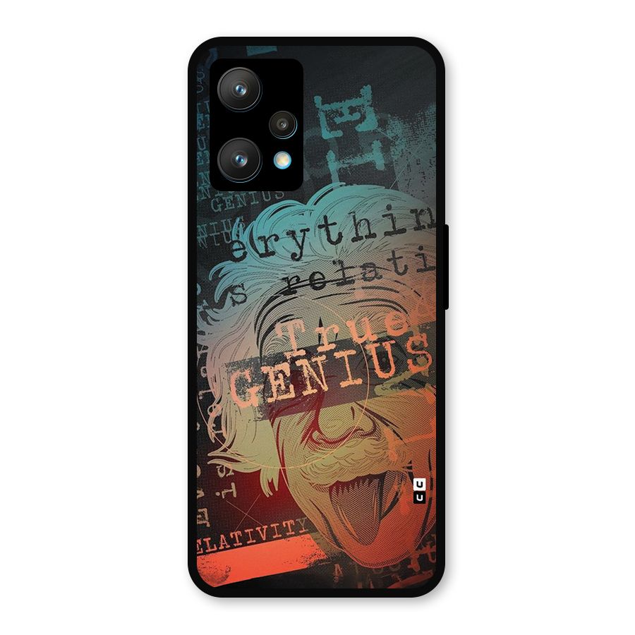True Genius Metal Back Case for Realme 9