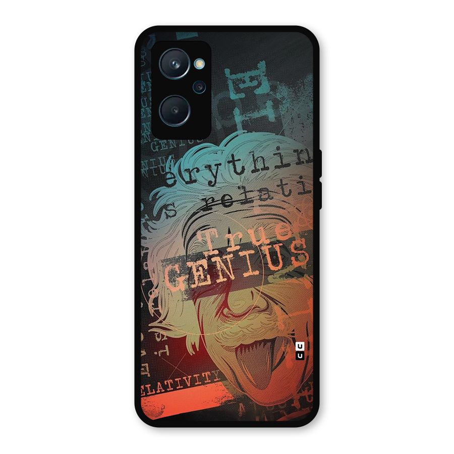 True Genius Metal Back Case for Realme 9i
