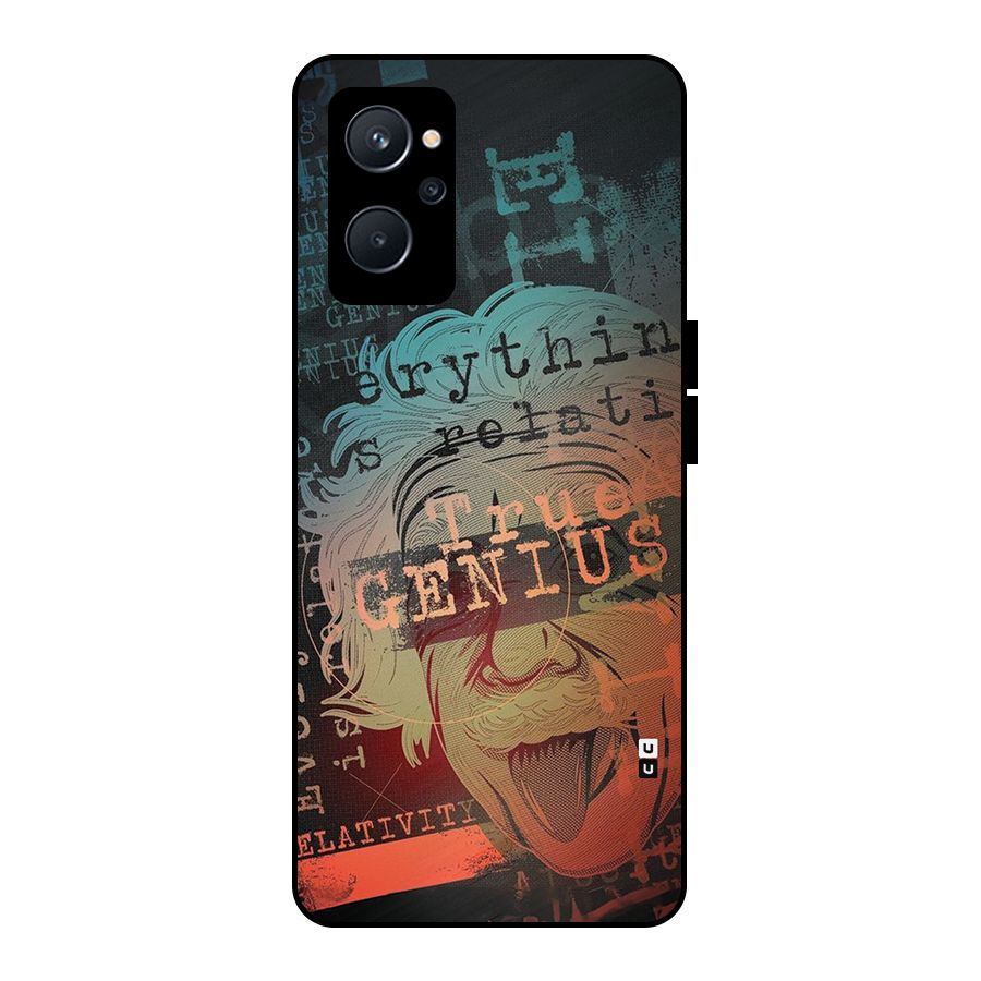 True Genius Metal Back Case for Realme 9i 5G