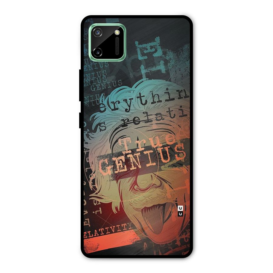 True Genius Metal Back Case for Realme C11