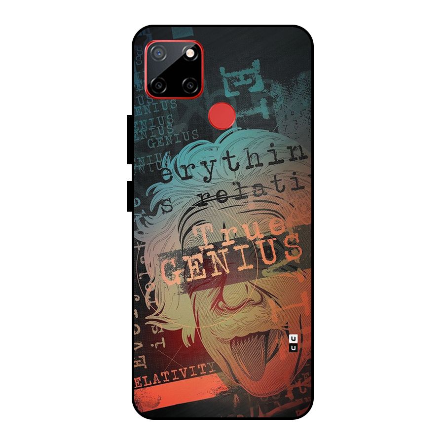 True Genius Metal Back Case for Realme C12