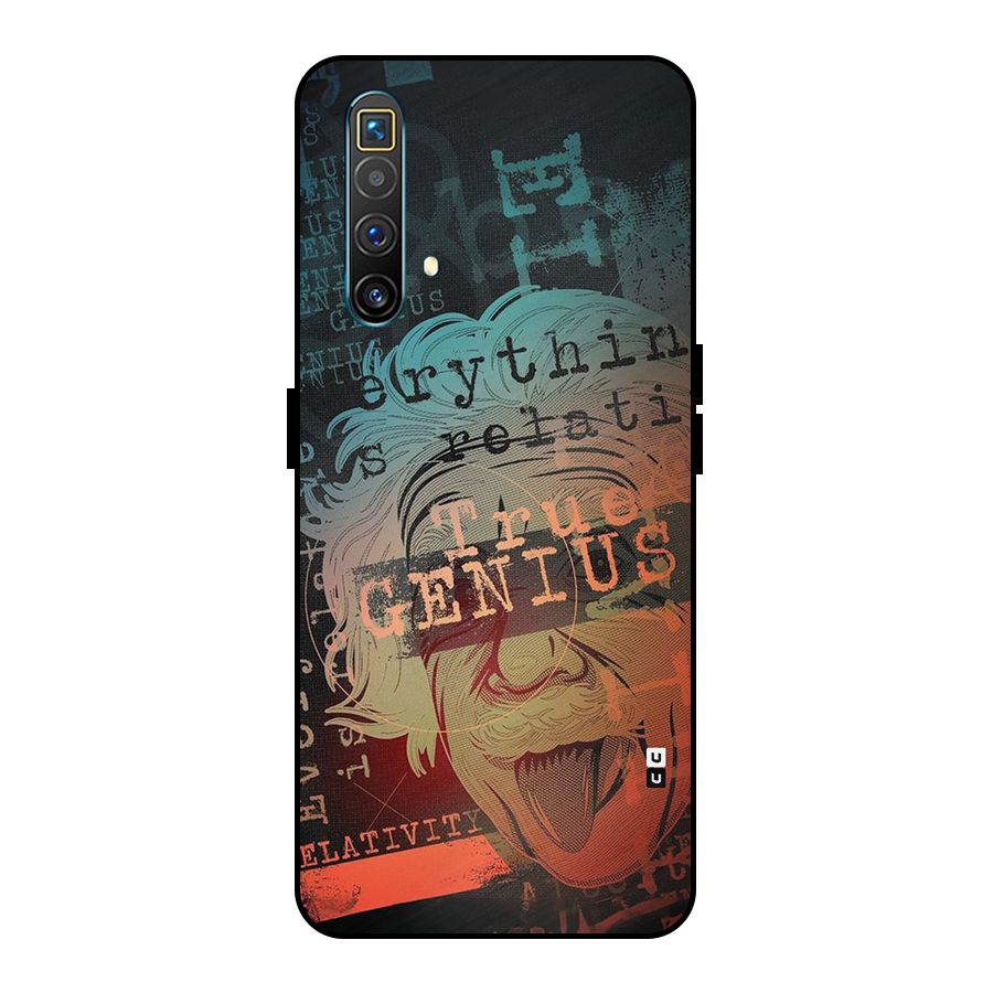 True Genius Metal Back Case for Realme X3