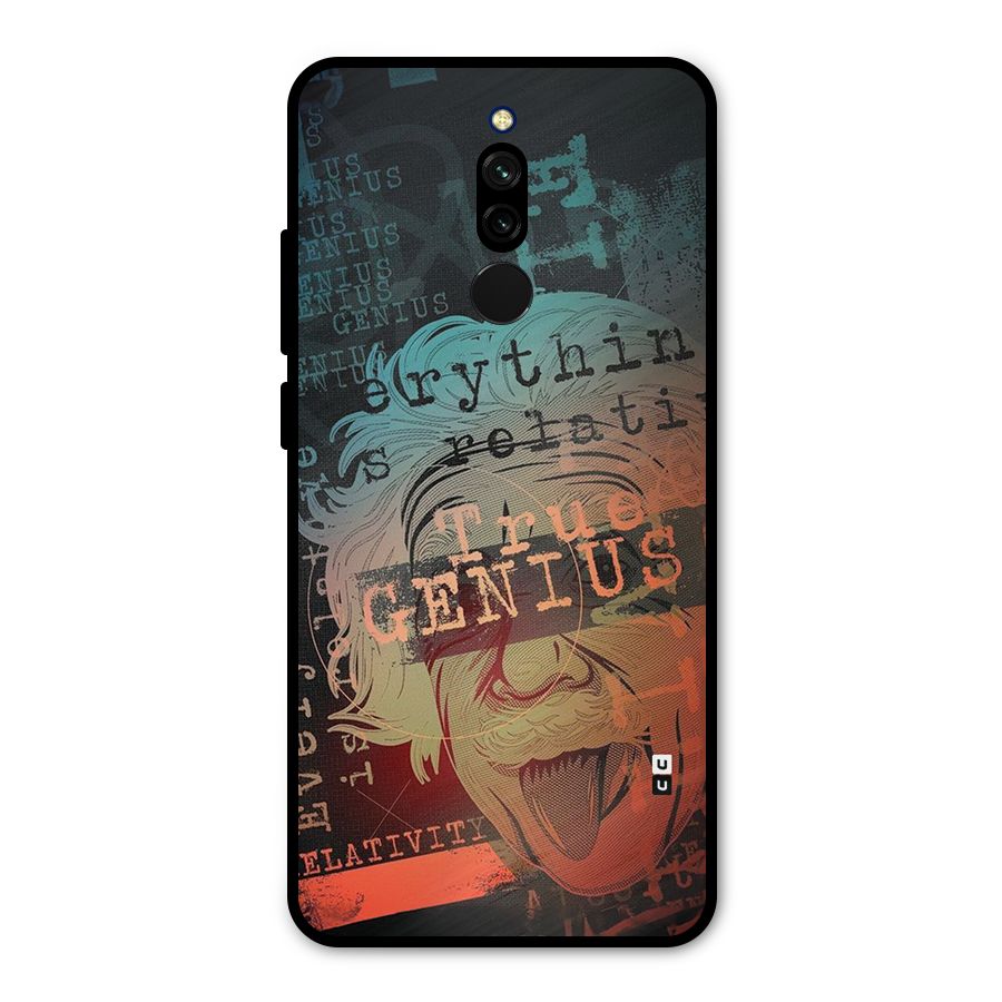 True Genius Metal Back Case for Redmi 8