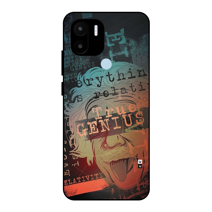 True Genius Metal Back Case for Redmi A2 Plus