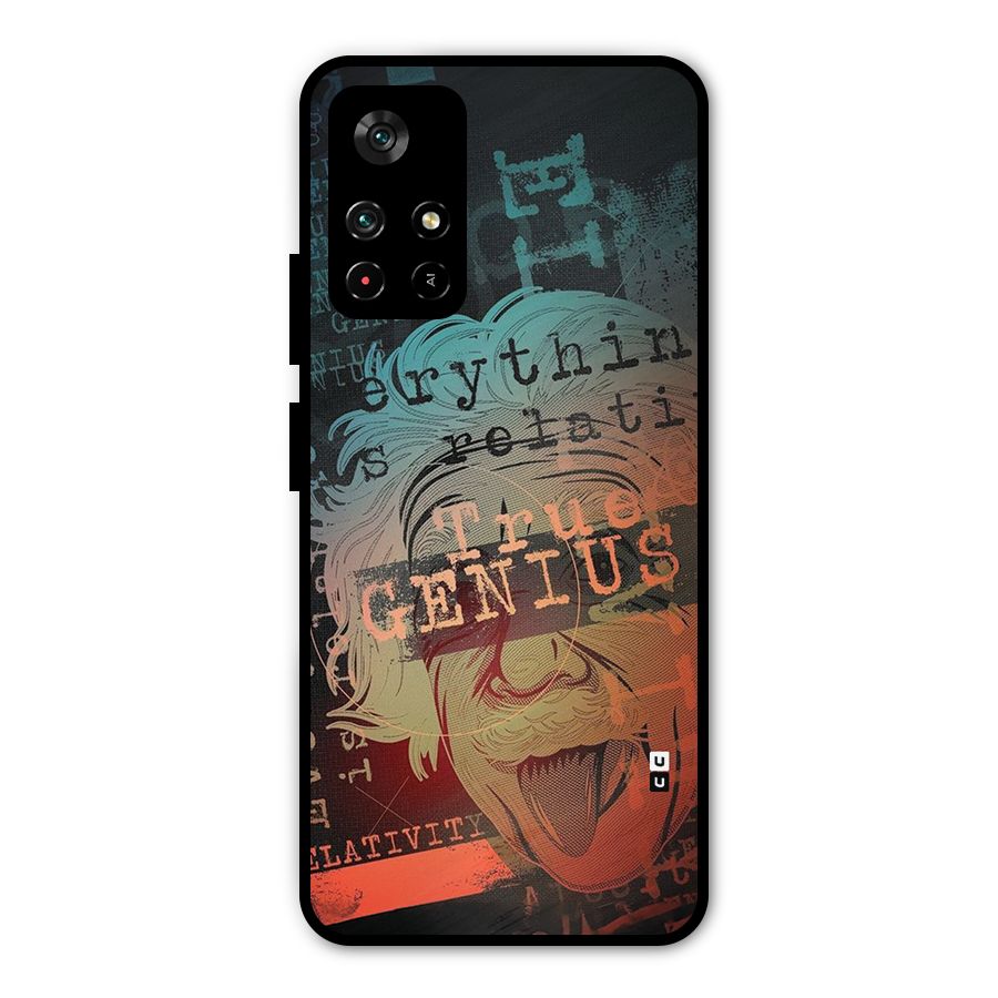 True Genius Metal Back Case for Redmi Note 11T 5G
