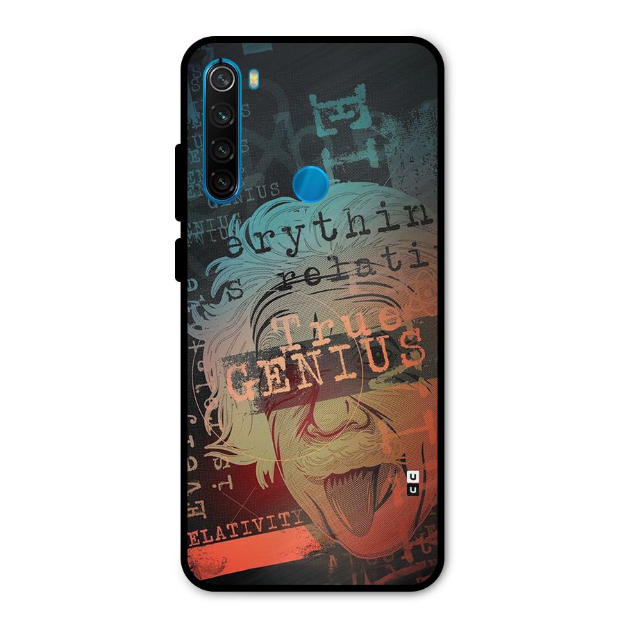 True Genius Metal Back Case for Redmi Note 8