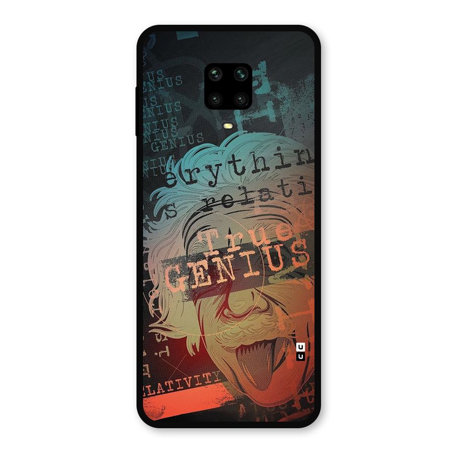 True Genius Metal Back Case for Redmi Note 9 Pro