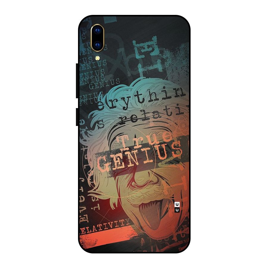 True Genius Metal Back Case for Vivo V11 Pro