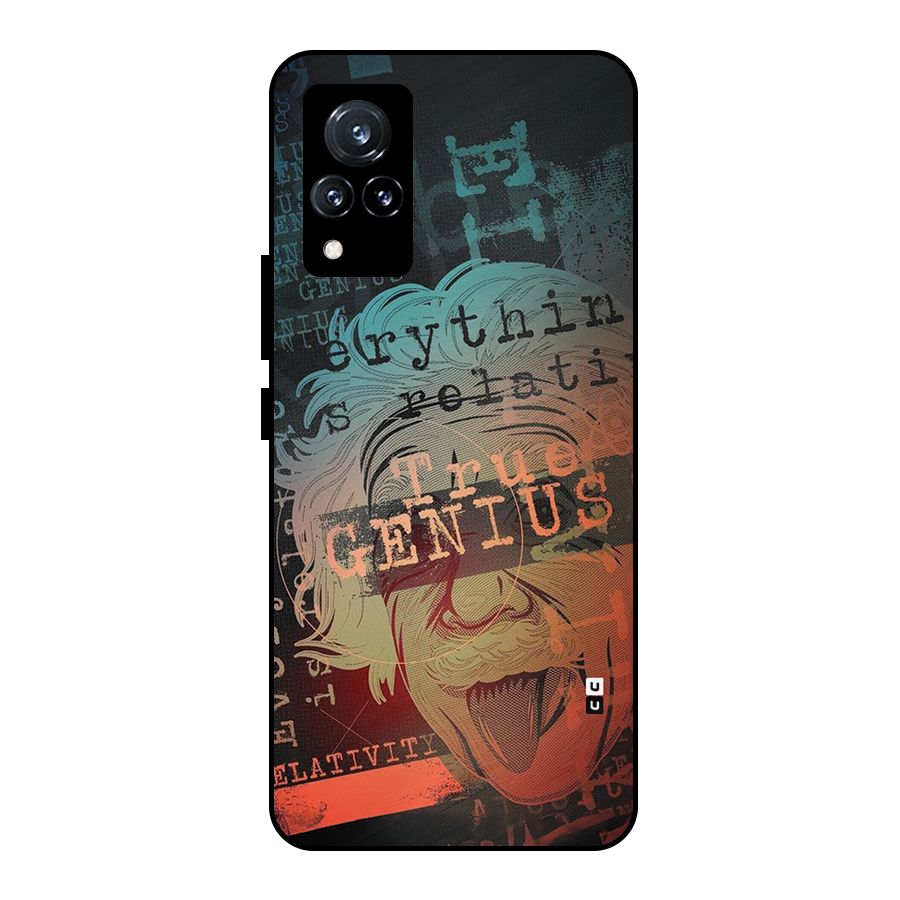 True Genius Metal Back Case for Vivo V21 5G