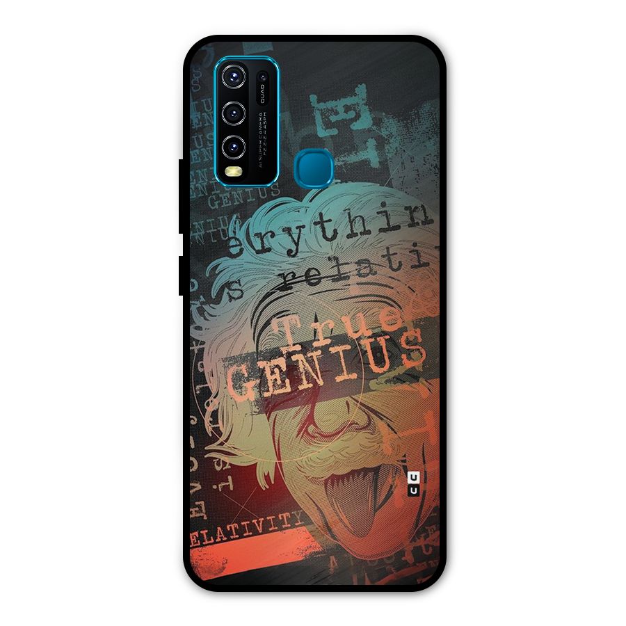 True Genius Metal Back Case for Vivo Y30